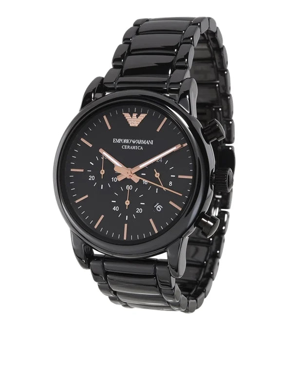 Emporio Armani - Chronographe Couleur Noir