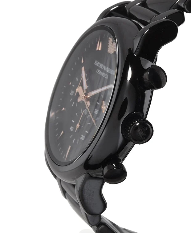 Emporio Armani - Chronographe Couleur Noir