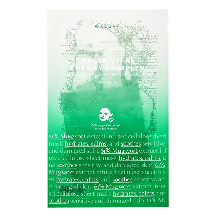 AXIS-Y-Mugwort Green Vital Energy Complex Sheet Mask
