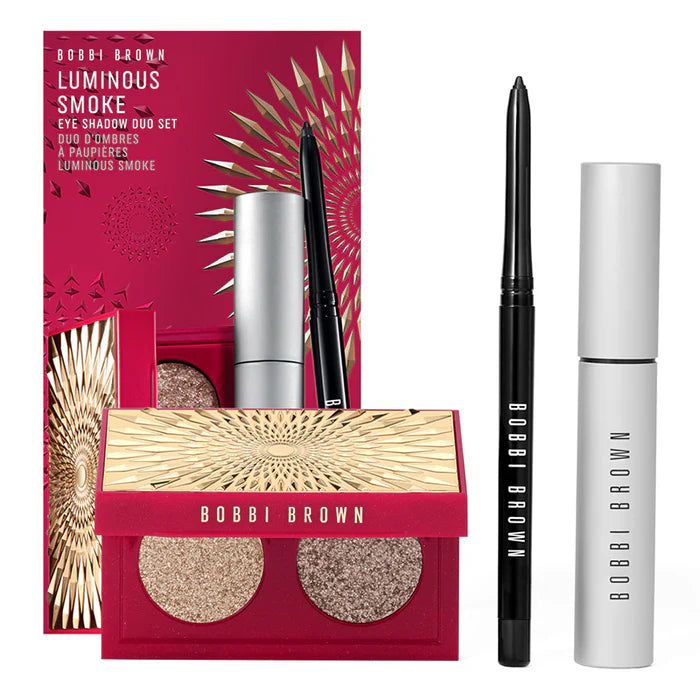 BOBBI BROWN - Eye Shadow Duo Set - Christmas Collection (Luminous Smoke)
