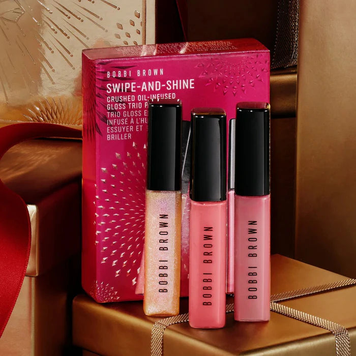 BOBBI BROWN - Swipe and Shine Crushed Oilinfused Gloss Trio - Pink